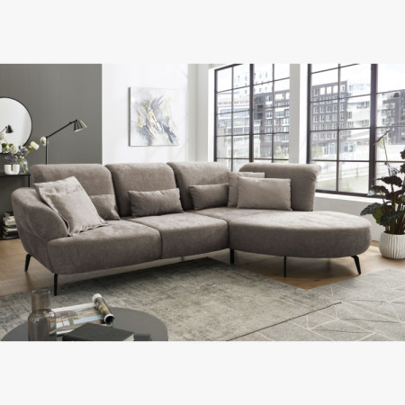 Sedací sarokgarnitúra DANCE állítható kényelmi funkcióval - jobb sarok