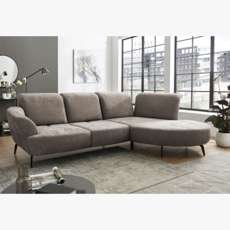 Sedací sarokgarnitúra DANCE állítható kényelmi funkcióval - jobb sarok