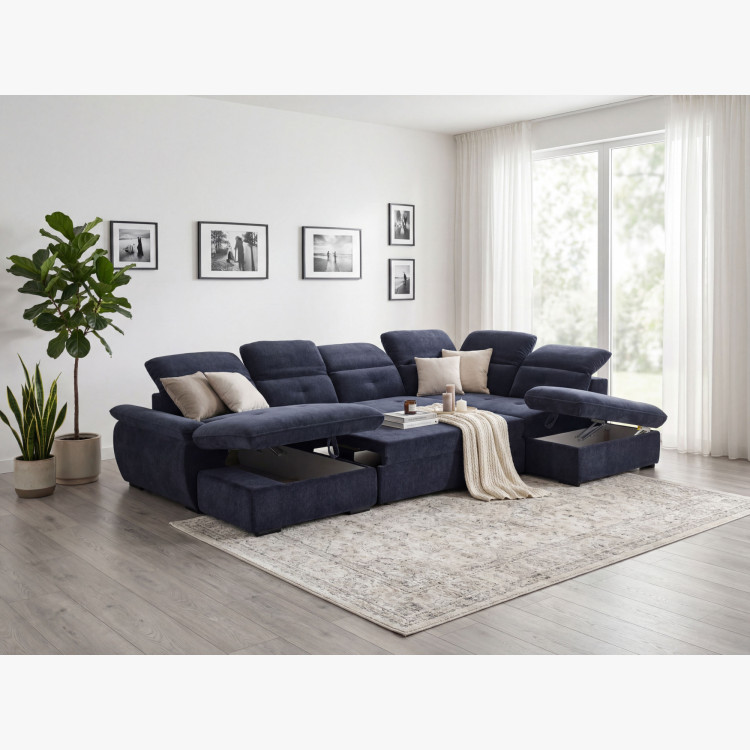 Nagy U alakú ülőgarnitúra ZOOM - AKCIÓ