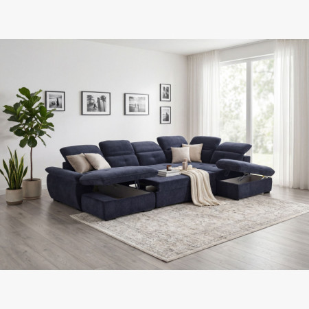 Nagy U alakú ülőgarnitúra ZOOM - AKCIÓ