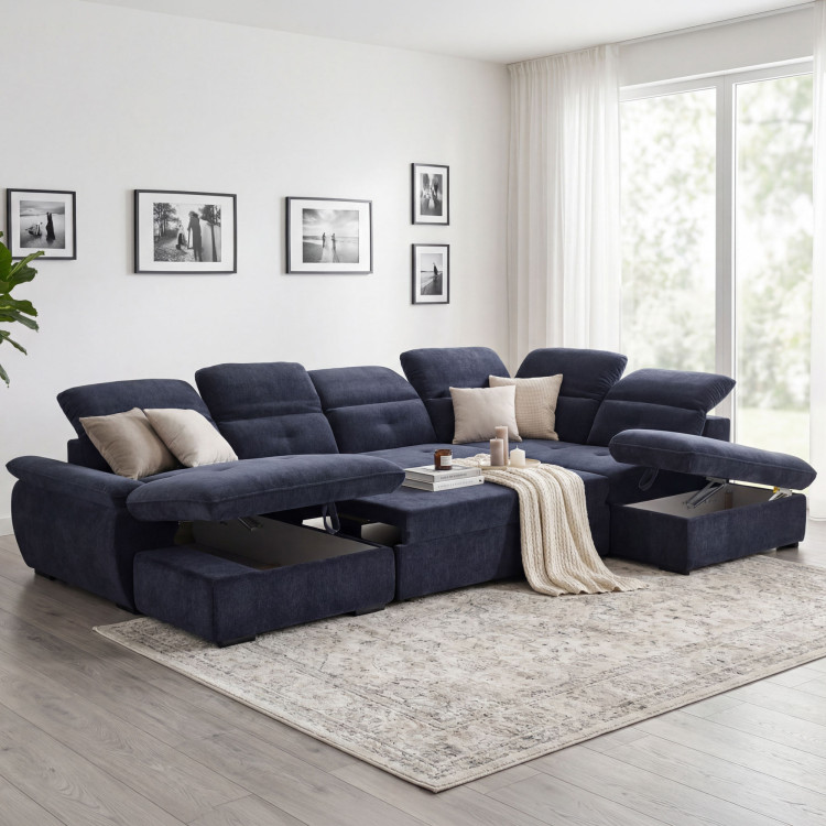 Nagy U alakú ülőgarnitúra ZOOM - színválaszték