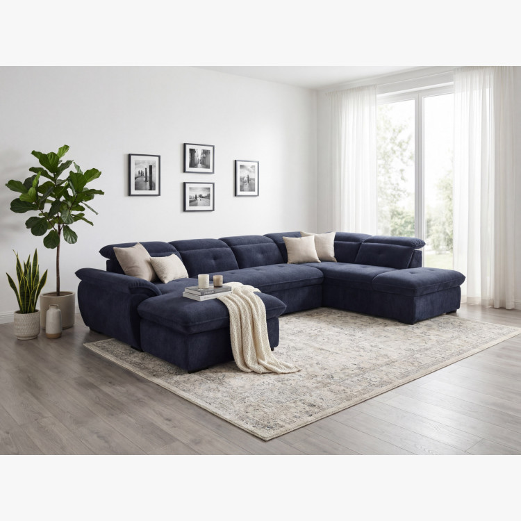 Nagy U alakú ülőgarnitúra ZOOM - színválaszték