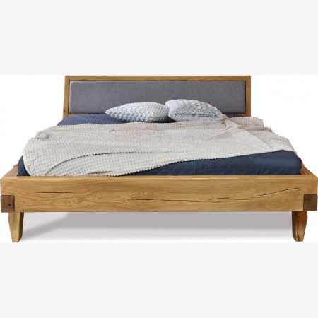 Luxus tölgyfa gerendás Spider franciaágy 160x200