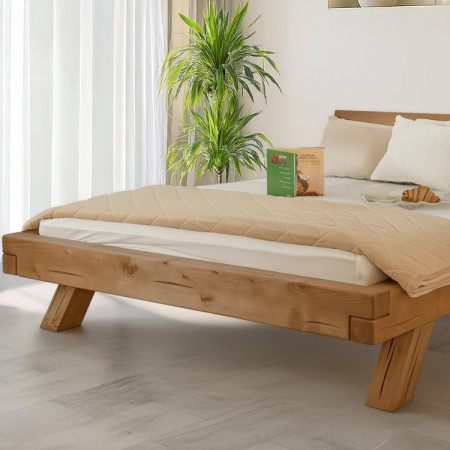 Fa gerendákból készült Miky ágy 160 x 200 cm - masszív fenyőágy
