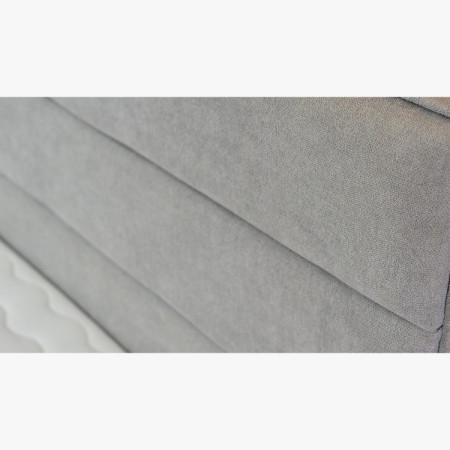 Tölgyfa ágy szövet fejtámlával Dominika 160x200 cm