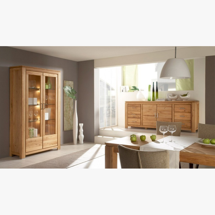 Masszív tölgyfából gyártott tálaló  - 8