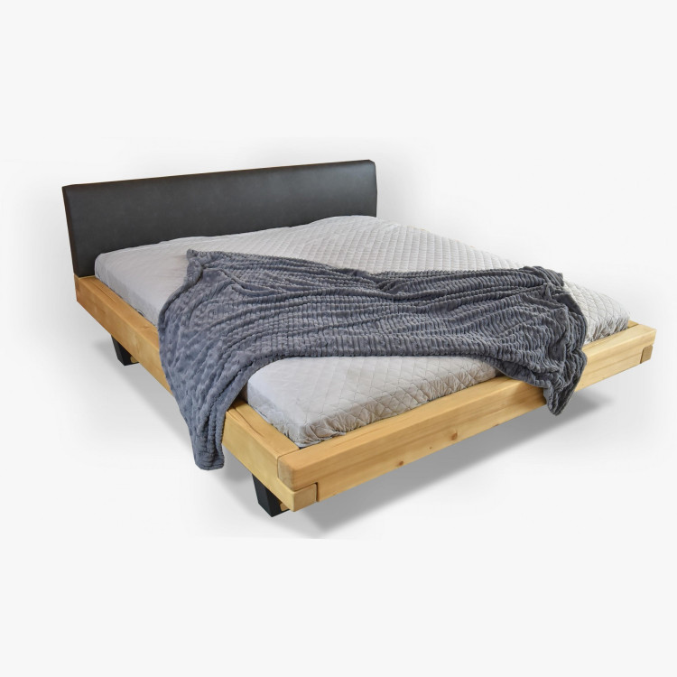 Tömörfa ágy lábakon, Laura lucfenyő 180 x 200 cm