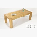 Tölgyfa asztal - George 180 x 100 cm  - 11