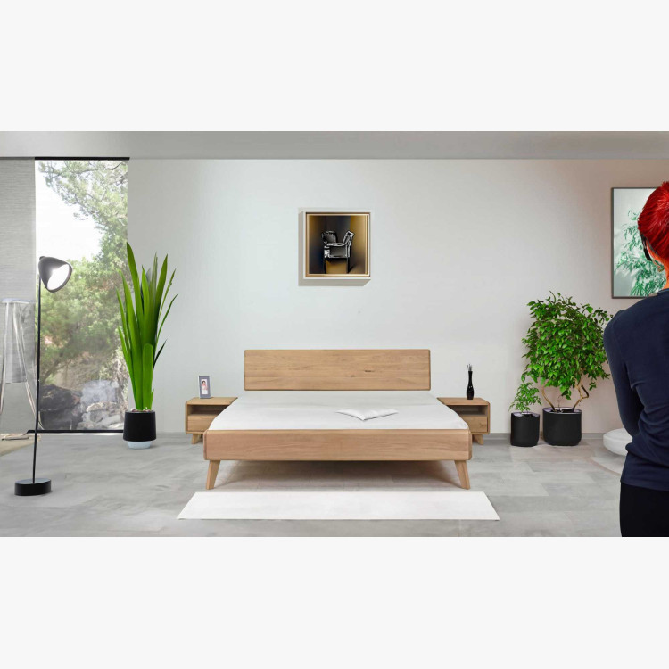 Tölgyfa franciaágy szín fehér tölgy