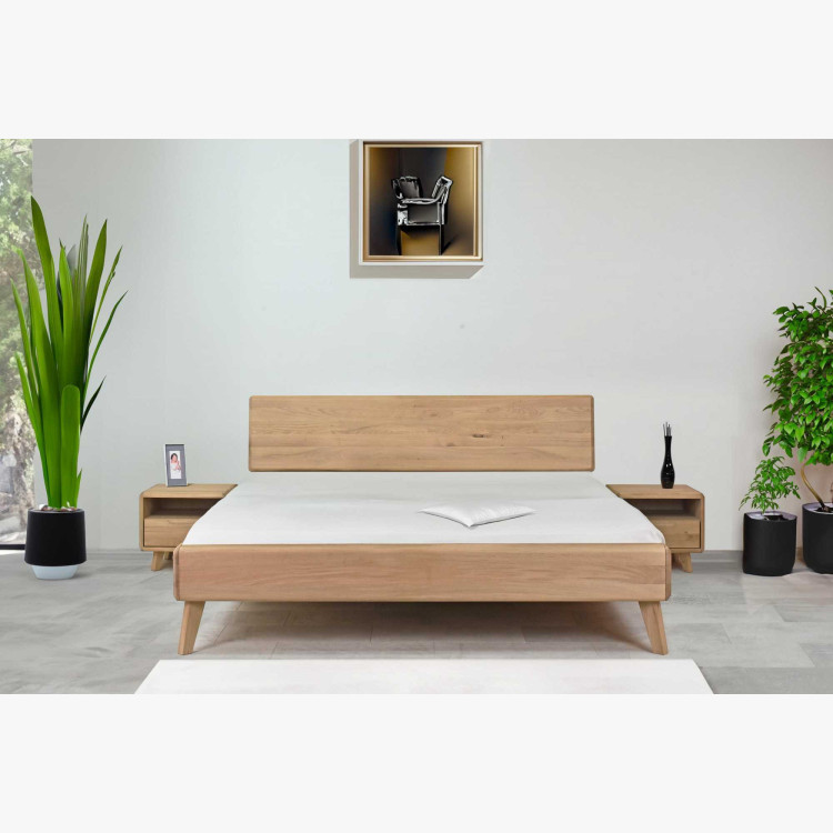 Tölgyfa franciaágy szín fehér tölgy