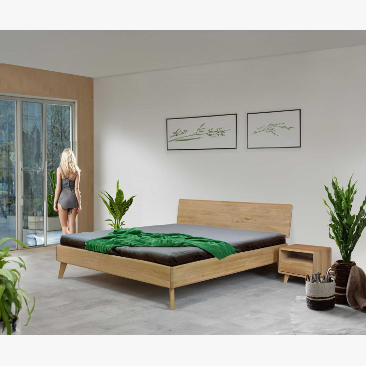 Tölgyfa franciaágy szín fehér tölgy