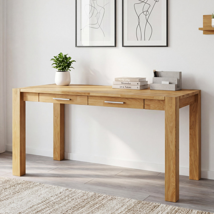 Pc asztal tölgyfából