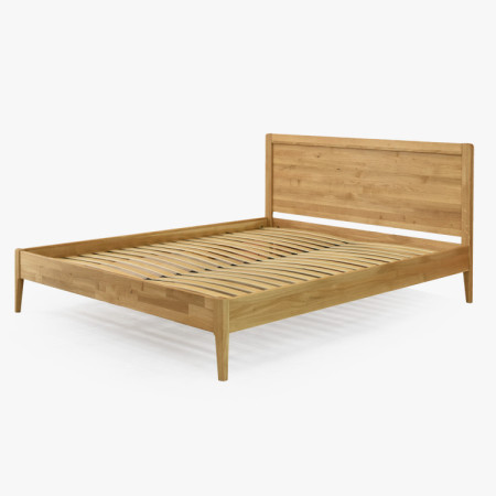 Franciaágy tölgyfa lábakon 180 x 200 cm, prágai