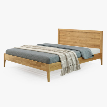 Franciaágy tölgyfa lábakon 180 x 200 cm, prágai