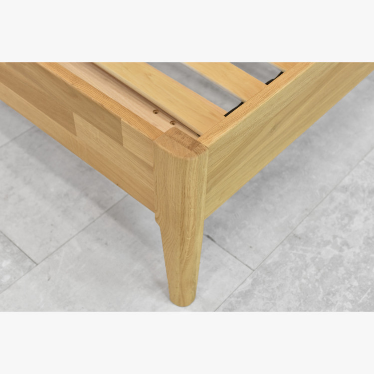 Franciaágy tölgyfa lábakon 180 x 200 cm, prágai