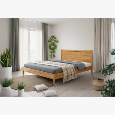 Franciaágy tölgyfa lábakon 180 x 200 cm, prágai