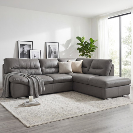 Sarok ülőgarnitúra - valódi bőr Stone, William jobb oldali sarok