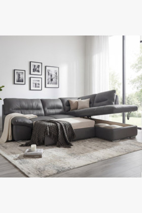 Sarok ülőgarnitúra - valódi bőr Stone, William jobb oldali sarok 2