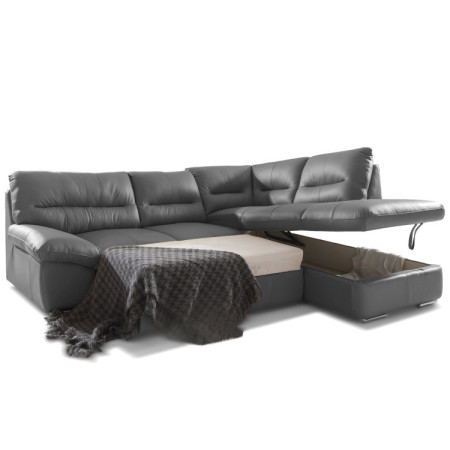 Sarok ülőgarnitúra - valódi bőr Stone, William jobb oldali sarok