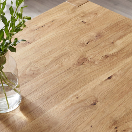 Tömör tölgyfa étkezőasztal, Kassa 140 x 90 cm