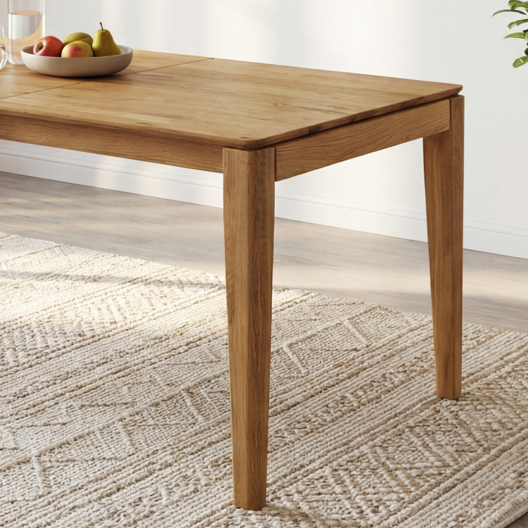 Kihúzható tömörfa asztal 140 x 90 cm (225 x 90 cm)