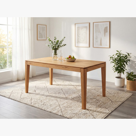 Kihúzható tömörfa asztal 140 x 90 cm (225 x 90 cm)