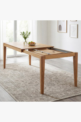 Kihúzható tömörfa asztal 160 x 90 cm (245 x 90 cm) 2