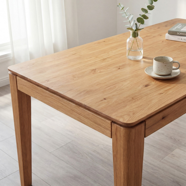 Kinyitható tömörfa asztal 180 x 90 cm ( 265 x 90 cm )