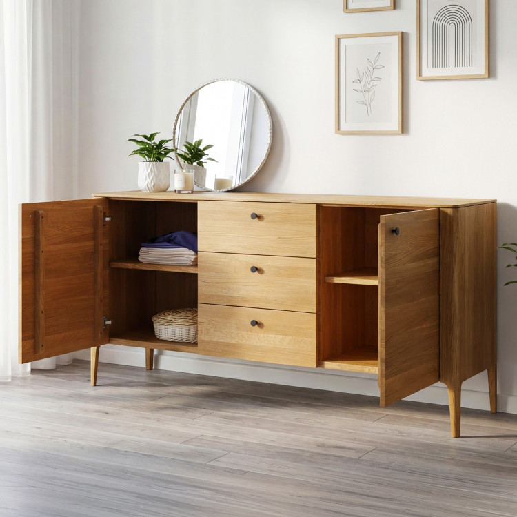 Tölgyfa komód lábakkal, Kosice