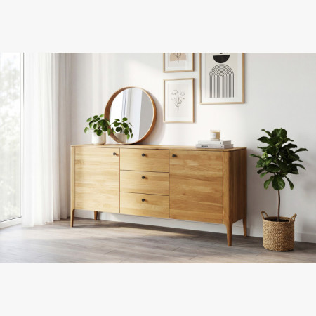 Tölgyfa komód lábakkal, Kosice