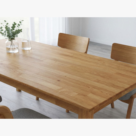 Tölgyfa asztal akár 10 főre 250 x 100 cm