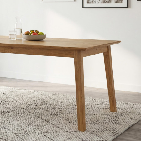 Tölgyfa asztal akár 10 főre 250 x 100 cm