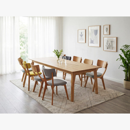 Tölgyfa asztal akár 10 főre 250 x 100 cm