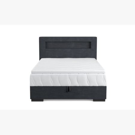 Ágy 120 x 200 matraccal, tárolóval + led