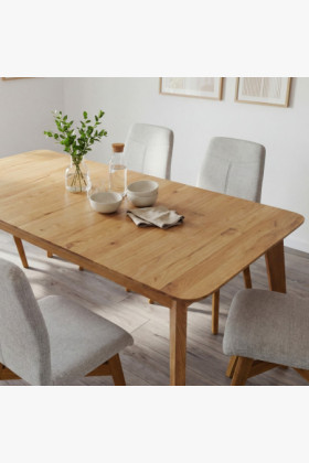 Bővíthető tömörfa asztal 160 x 90 2