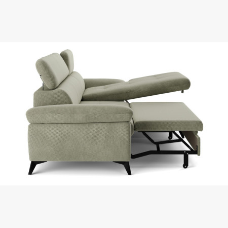 Sarokkanapé ágyfunkcióval zöld - turtle , Jobb oldali sarok