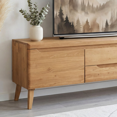 Tölgy Tv asztal lábakon, Praha típus 25