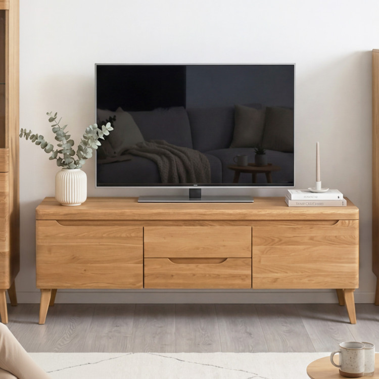 Tölgy Tv asztal lábakon, Praha típus 25