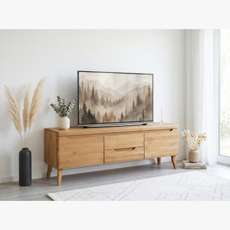 Tölgy Tv asztal lábakon, Praha típus 25