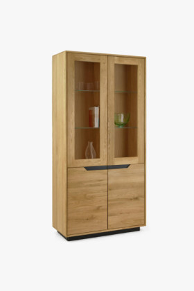 Tölgyfa 2 ajtós vitrin, Budapest 2