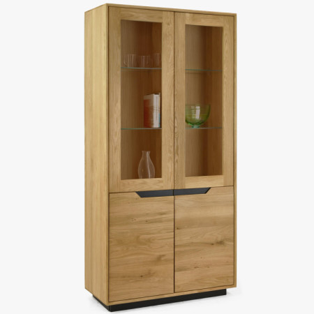 Tölgyfa 2 ajtós vitrin, Budapest