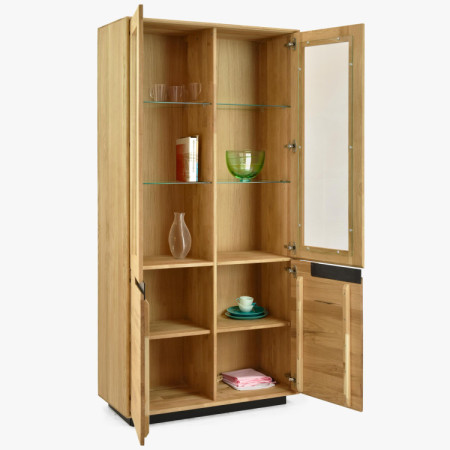 Tölgyfa 2 ajtós vitrin, Budapest