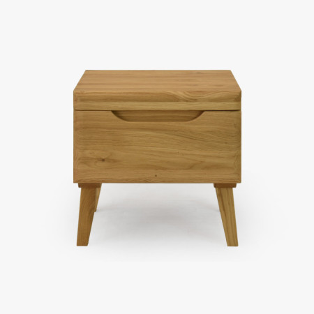 Éjjeli szekrény tölgy lábakkal, Praha