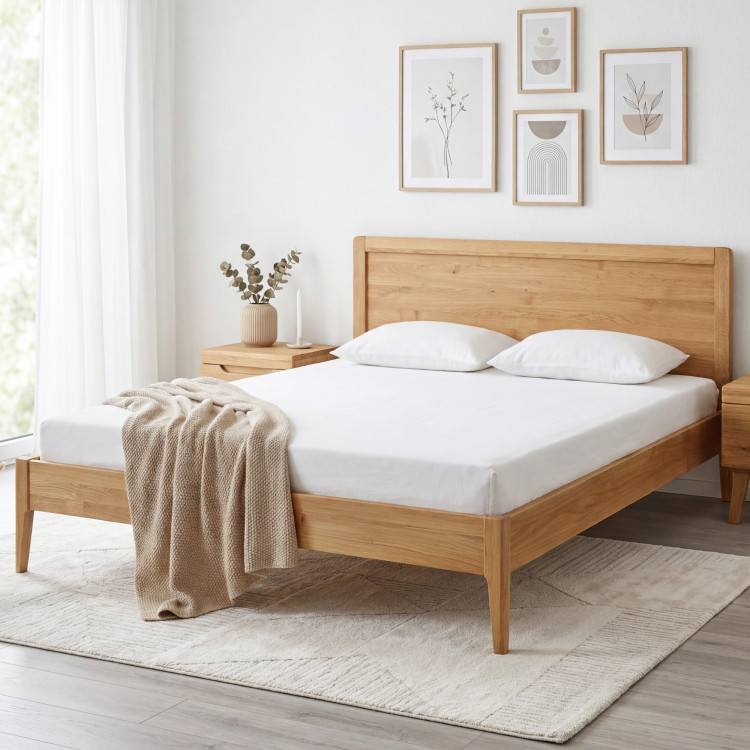 Éjjeli szekrény tölgy lábakkal, Praha