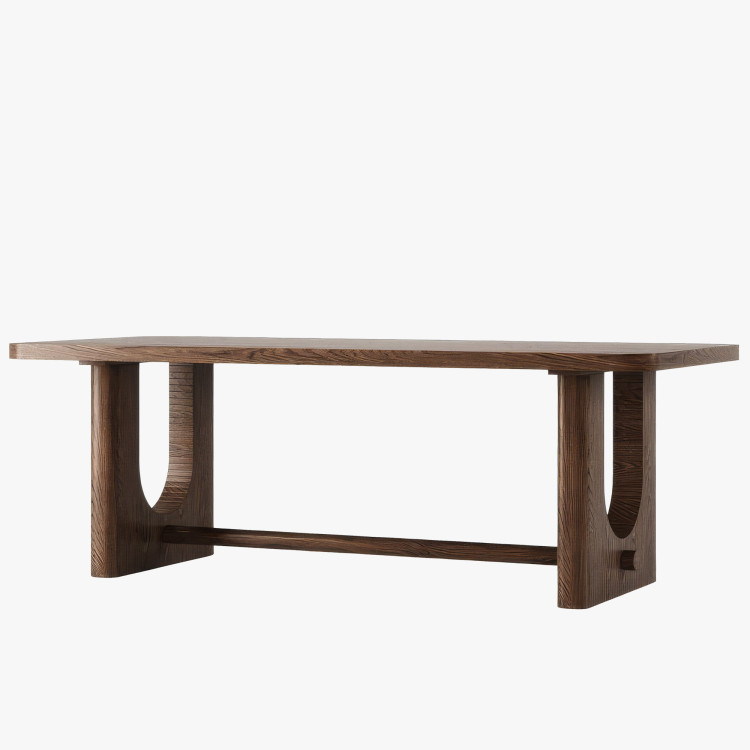 Design étkezőasztal 220 cm dió színben