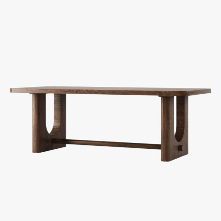 Design étkezőasztal 220 cm dió színben