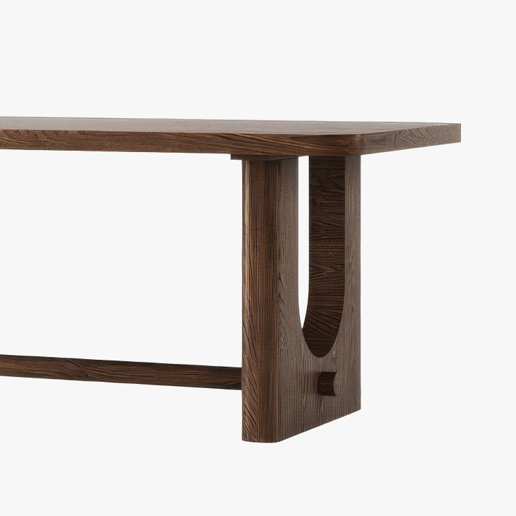 Design étkezőasztal 220 cm dió színben