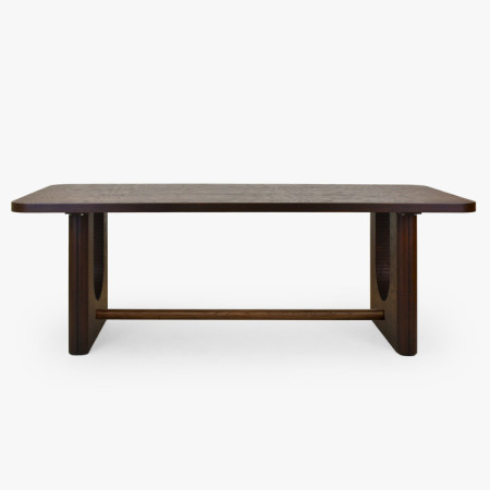 Design étkezőasztal 220 cm dió színben