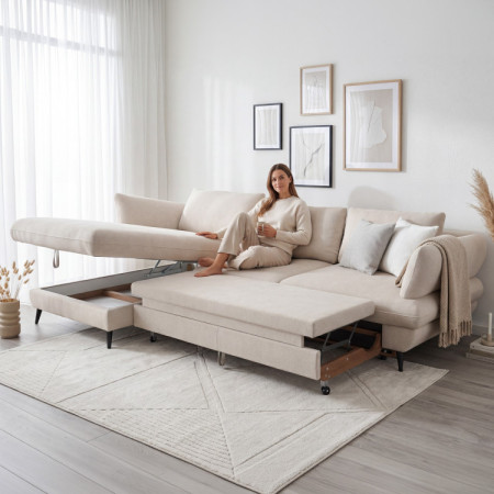 Sarokkanapé BALOU - bal oldali sarok