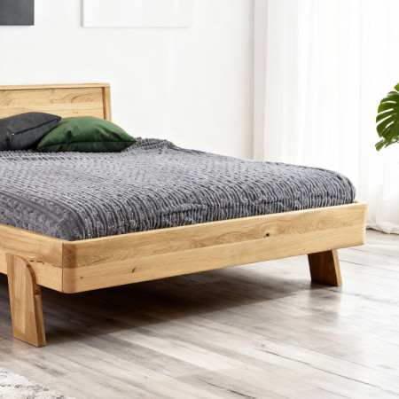 Franciaágy tömör tölgyből, Siena 160 x 200 cm